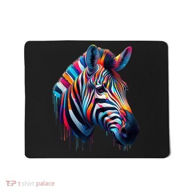 Colorful Zebra Dripping Mousepad