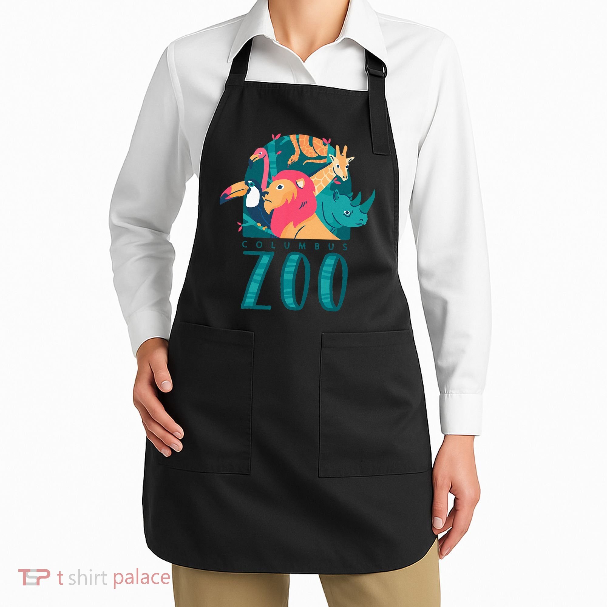 Columbus Zoo Funny Zookeeper Apron