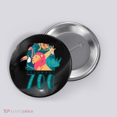 Columbus Zoo Funny Zookeeper Button