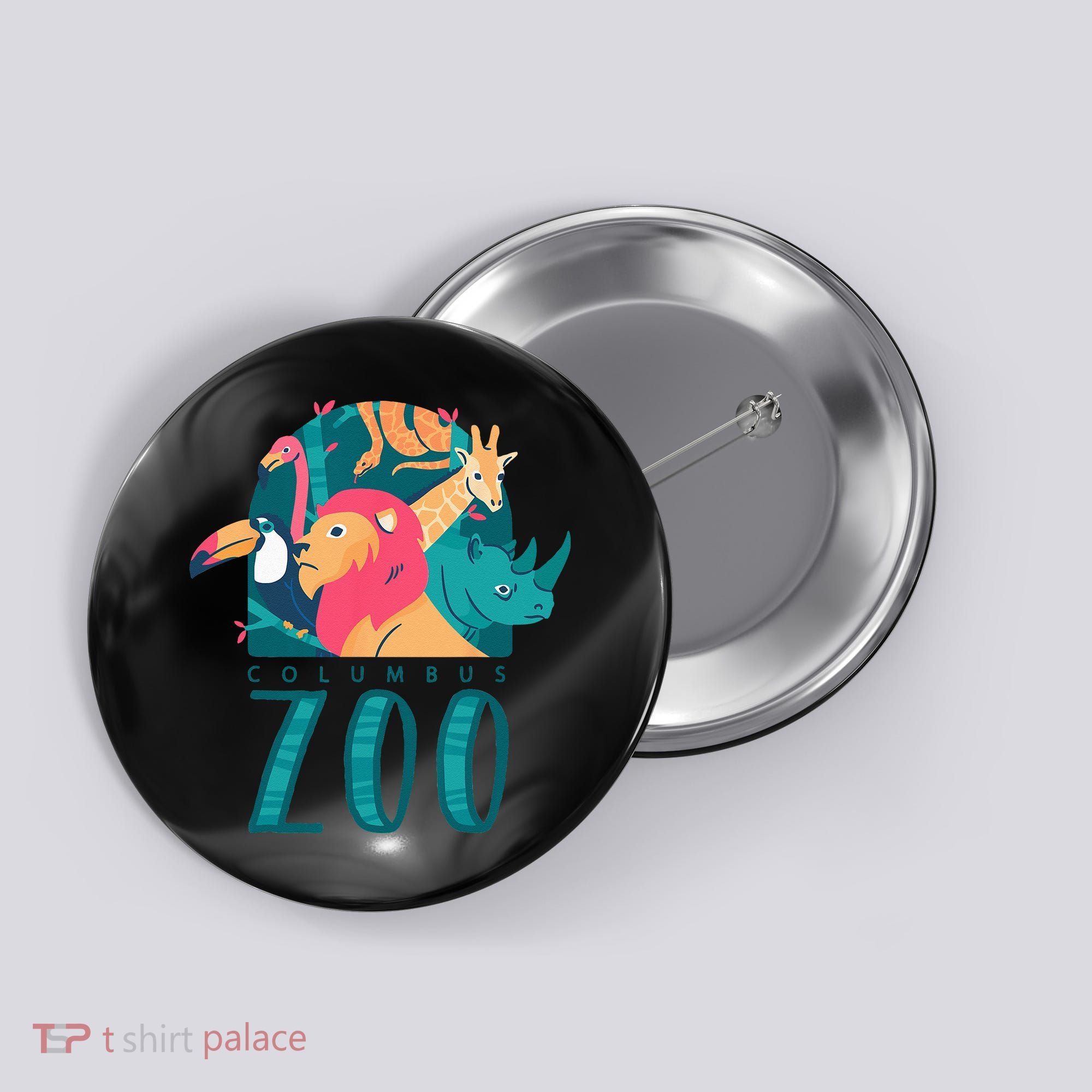 Columbus Zoo Funny Zookeeper Button