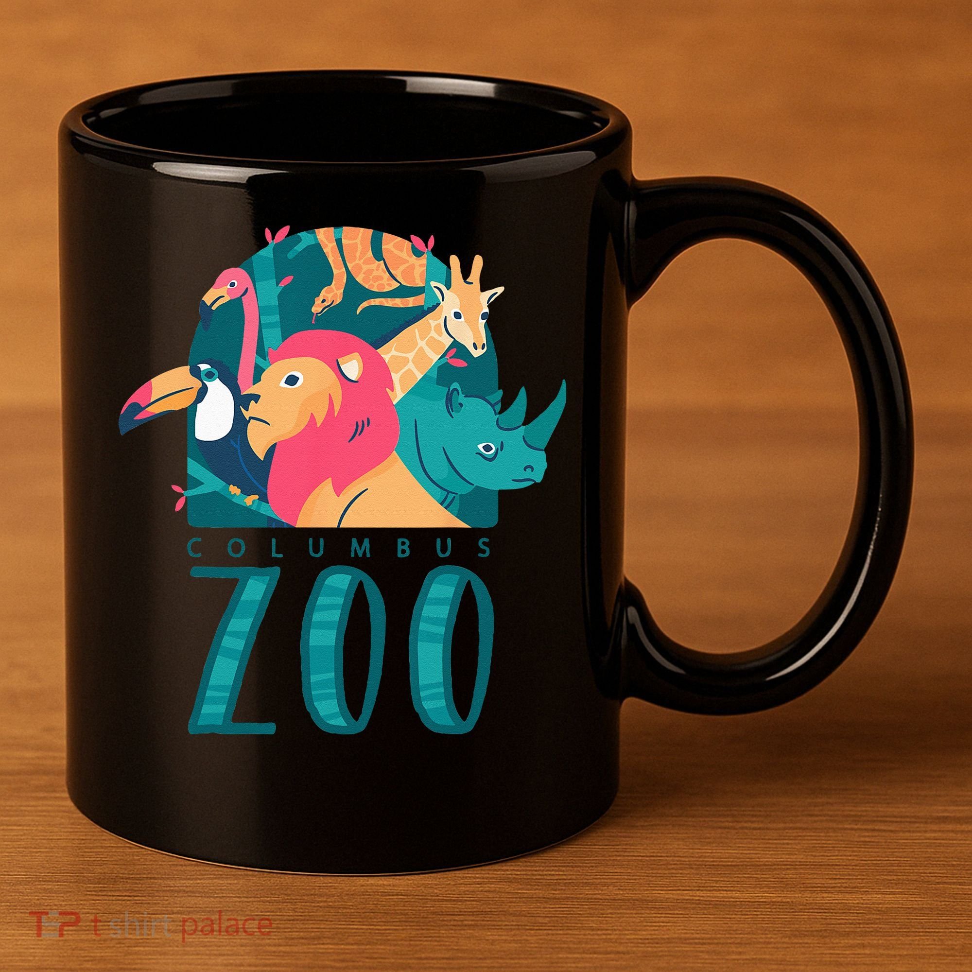 Columbus Zoo Funny Zookeeper 11oz C Handle Ceramic Mug