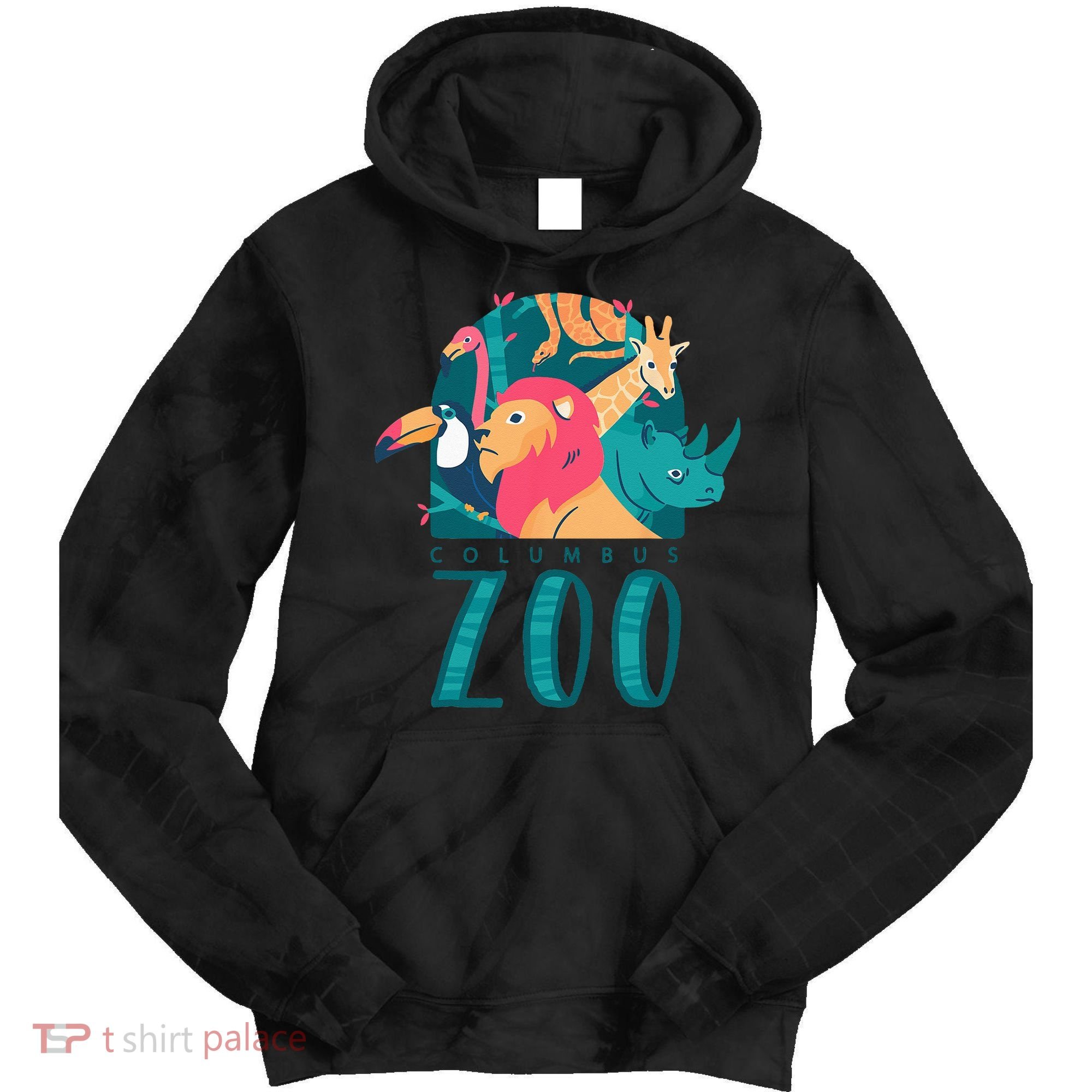 Columbus Zoo Funny Zookeeper Tie Dye Hoodie