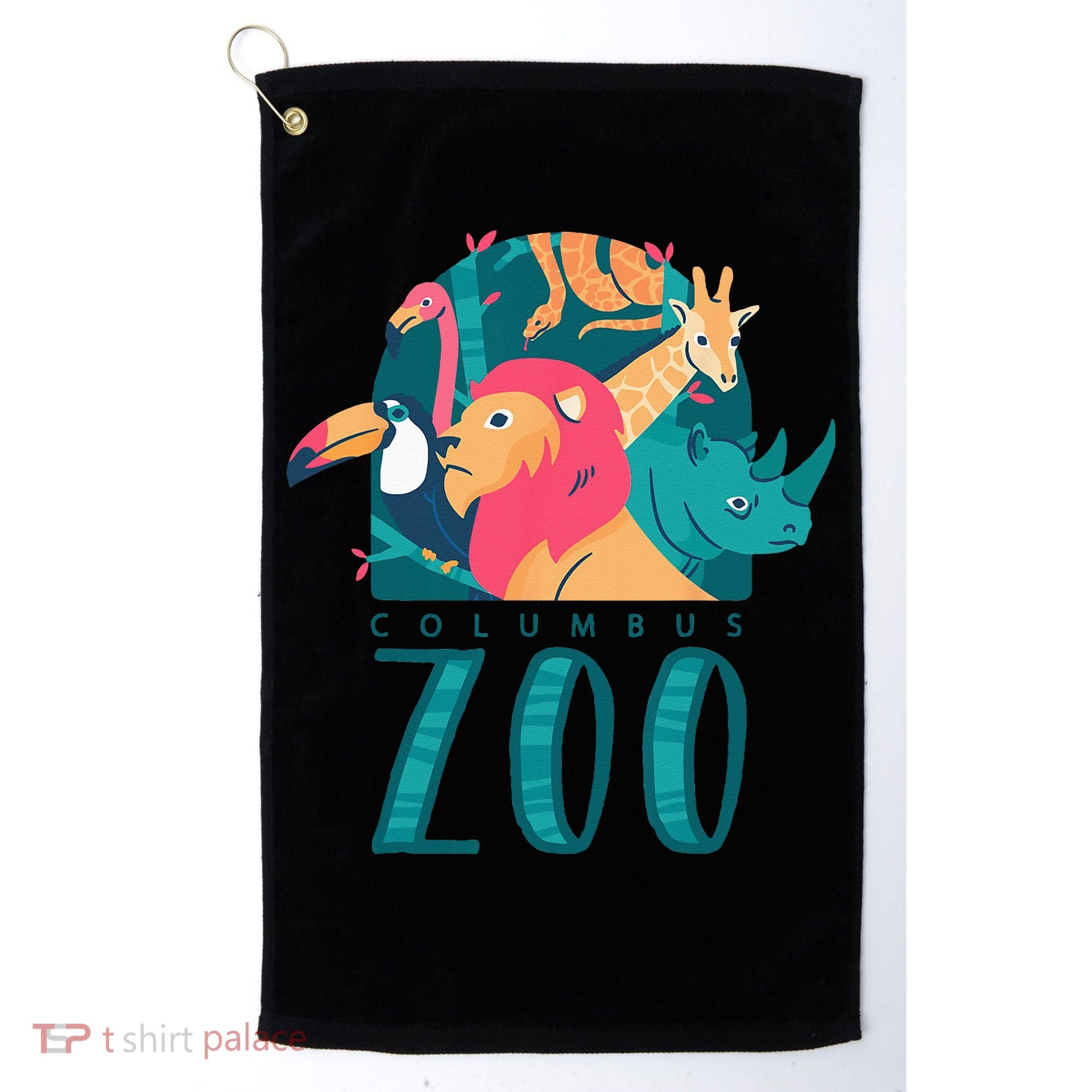 Columbus Zoo Funny Zookeeper Golf Towel