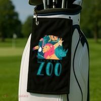 Columbus Zoo Funny Zookeeper Golf Towel thumb 2