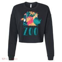 Columbus Zoo Funny Zookeeper Cropped Pullover Crew thumb 0