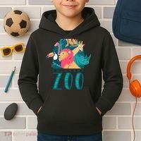 Columbus Zoo Funny Zookeeper Kids Hoodie thumb 2