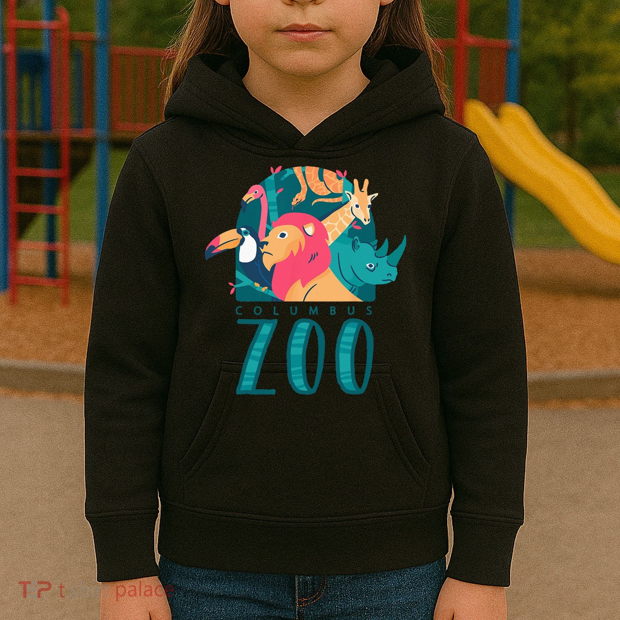 Columbus Zoo Funny Zookeeper Kids Hoodie