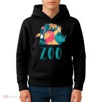 Columbus Zoo Funny Zookeeper Kids Hoodie thumb 4