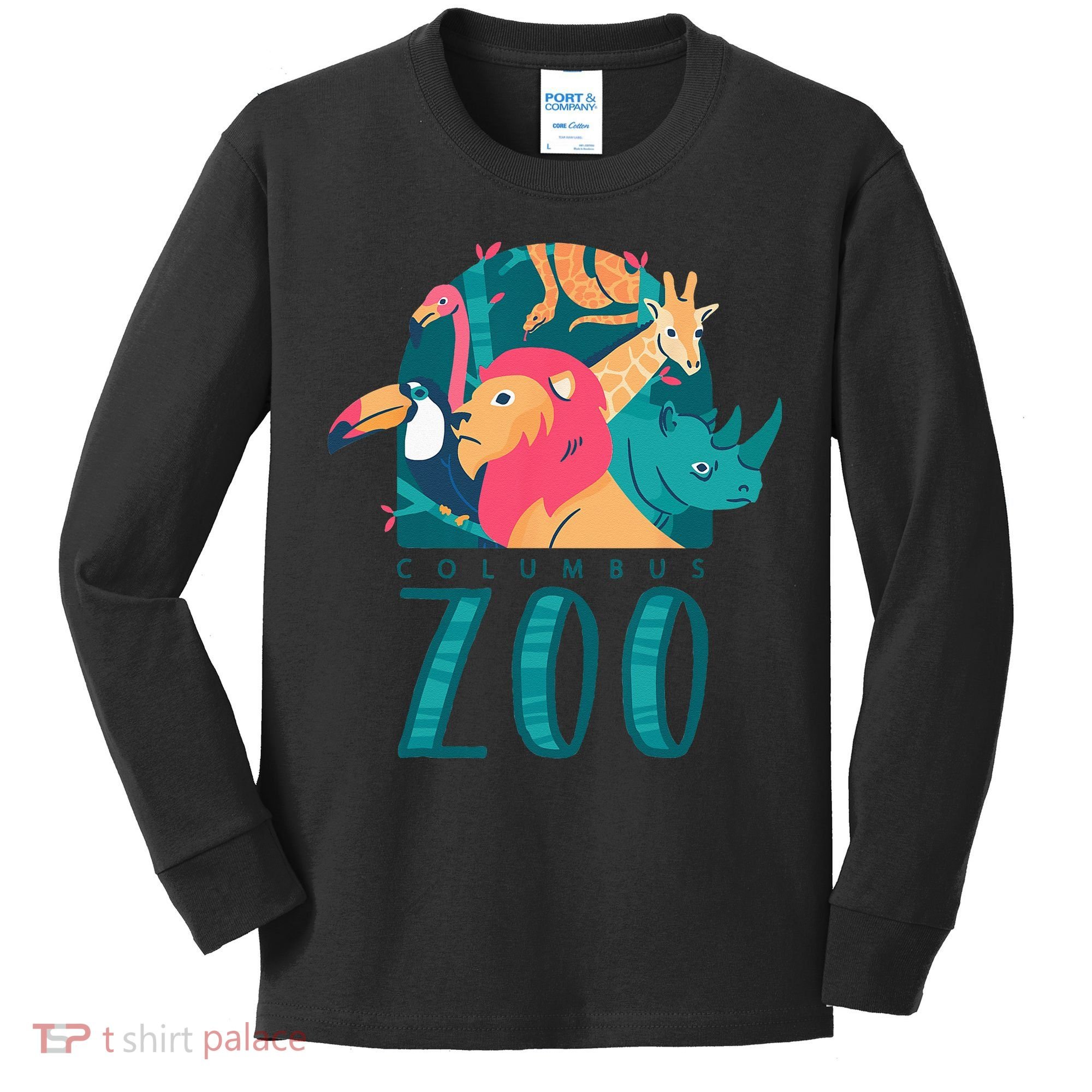 Columbus Zoo Funny Zookeeper Kids Long Sleeve Shirt