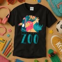 Columbus Zoo Funny Zookeeper Kids T-Shirt thumb 3