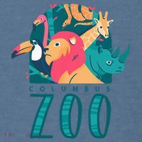 Columbus Zoo Funny Zookeeper Comfort Colors Garment-Dyed Hooded Sweatshirt thumb 2