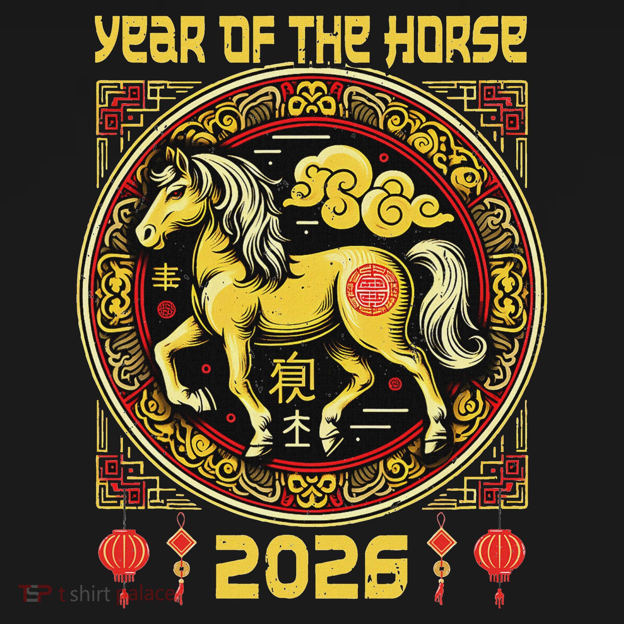 Chinese Zodiac Horse Year 2026 Women's Hoodie
