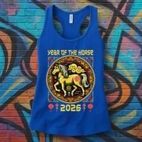 Chinese Zodiac Horse Year 2026 Women's Tank Top thumb 3
