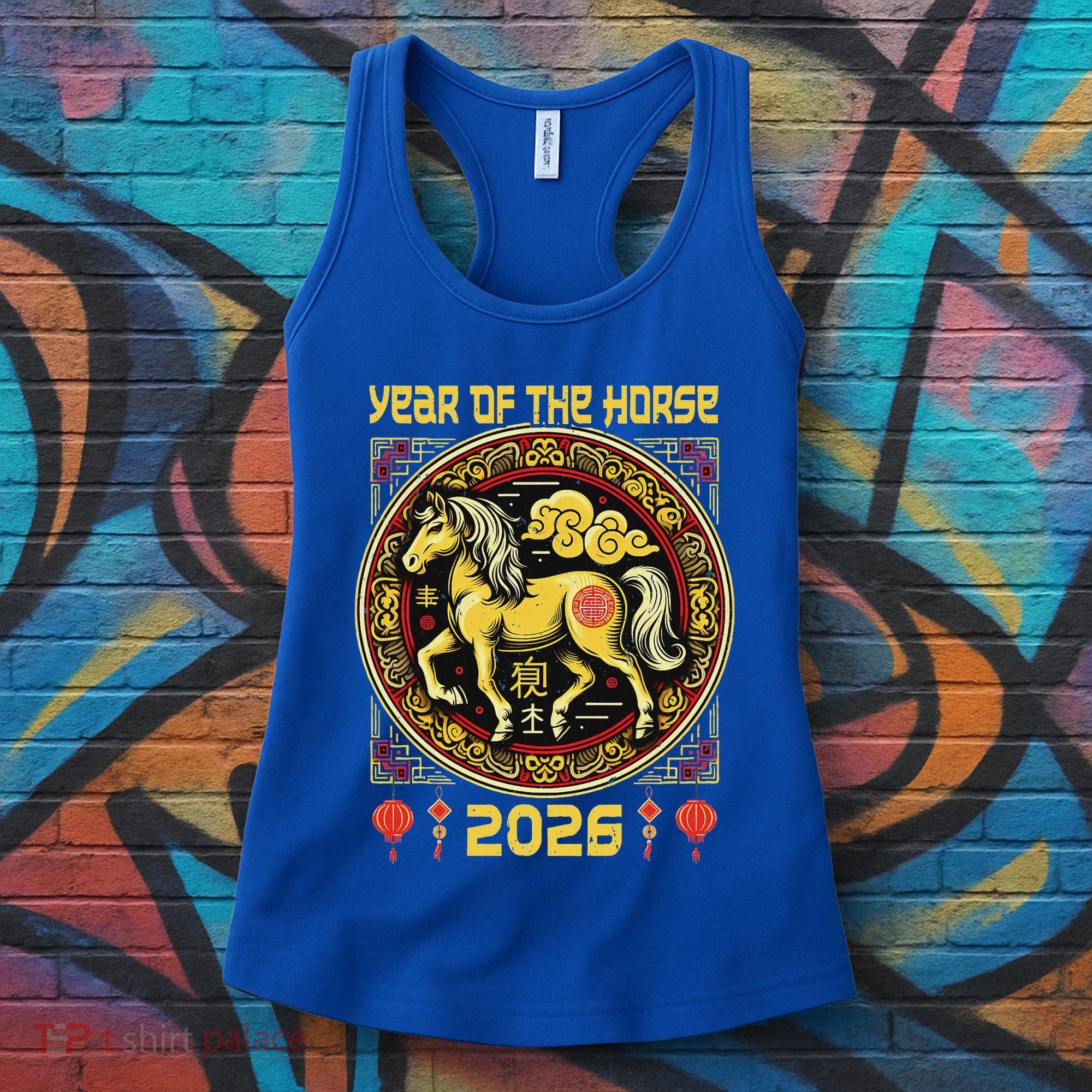Chinese Zodiac Horse Year 2026 Women's Tank Top