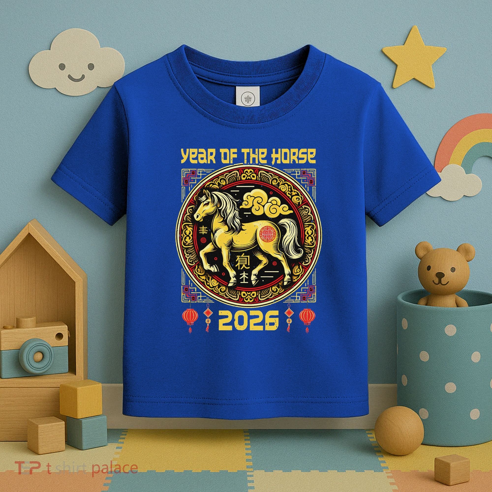 Chinese Zodiac Horse Year 2026 Toddler T-Shirt