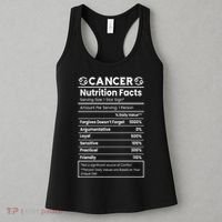 Cancer Zodiac Nutrition Facts Women's Tank Top thumb 3