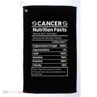 Cancer Zodiac Nutrition Facts Golf Towel thumb 0