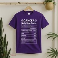 Cancer Zodiac Nutrition Facts T-Shirt thumb 2