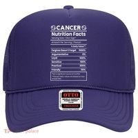 Cancer Zodiac Nutrition Facts Hat thumb 0