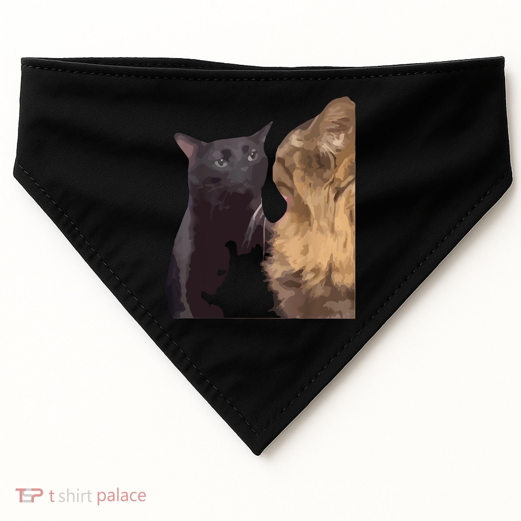 Cat Zoning Out Meme Popular Internet Meme USA-Made Doggie Bandana