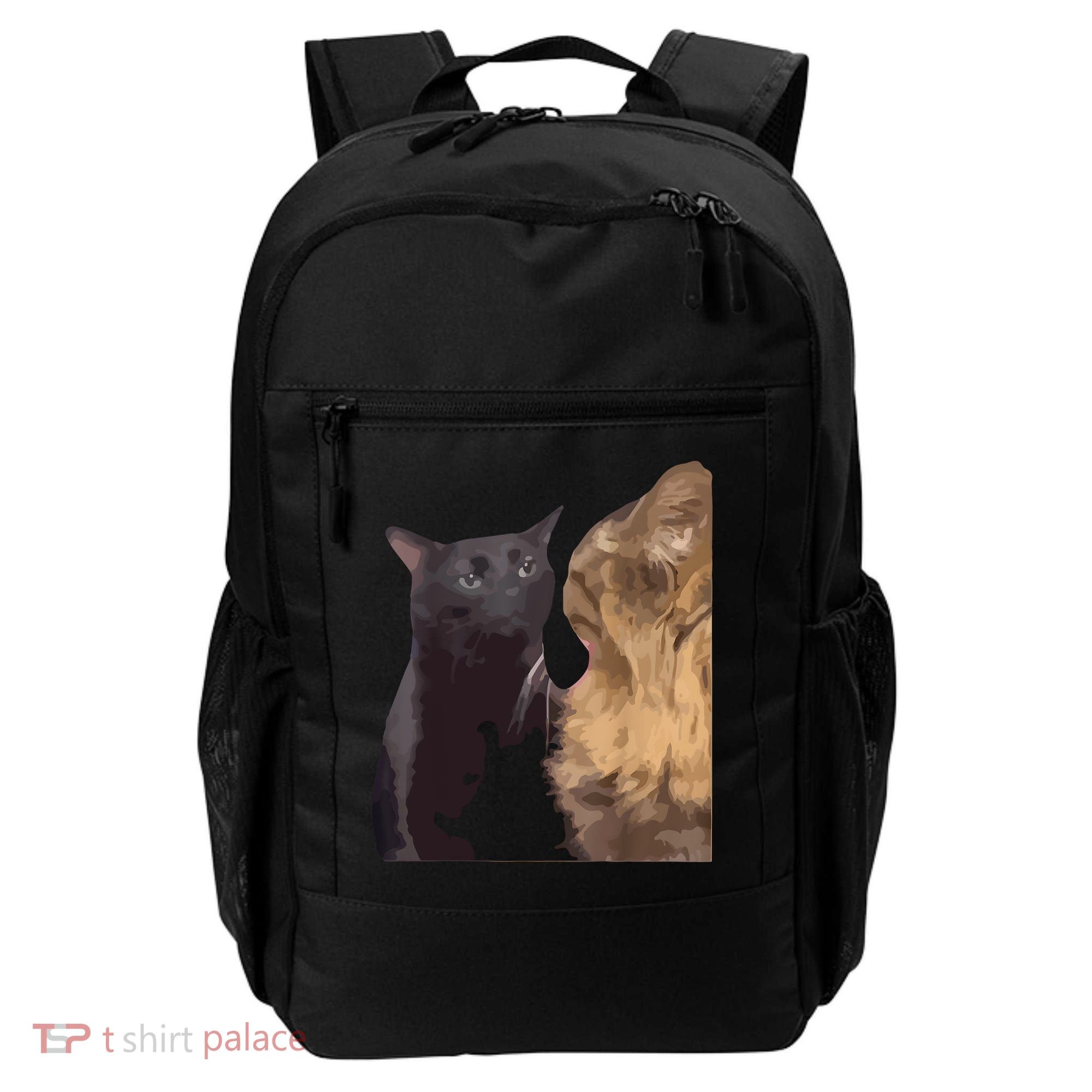 Cat Zoning Out Meme Popular Internet Meme Backpack