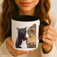 Cat Zoning Out Meme Popular Internet Meme Coffee Mug thumb 3