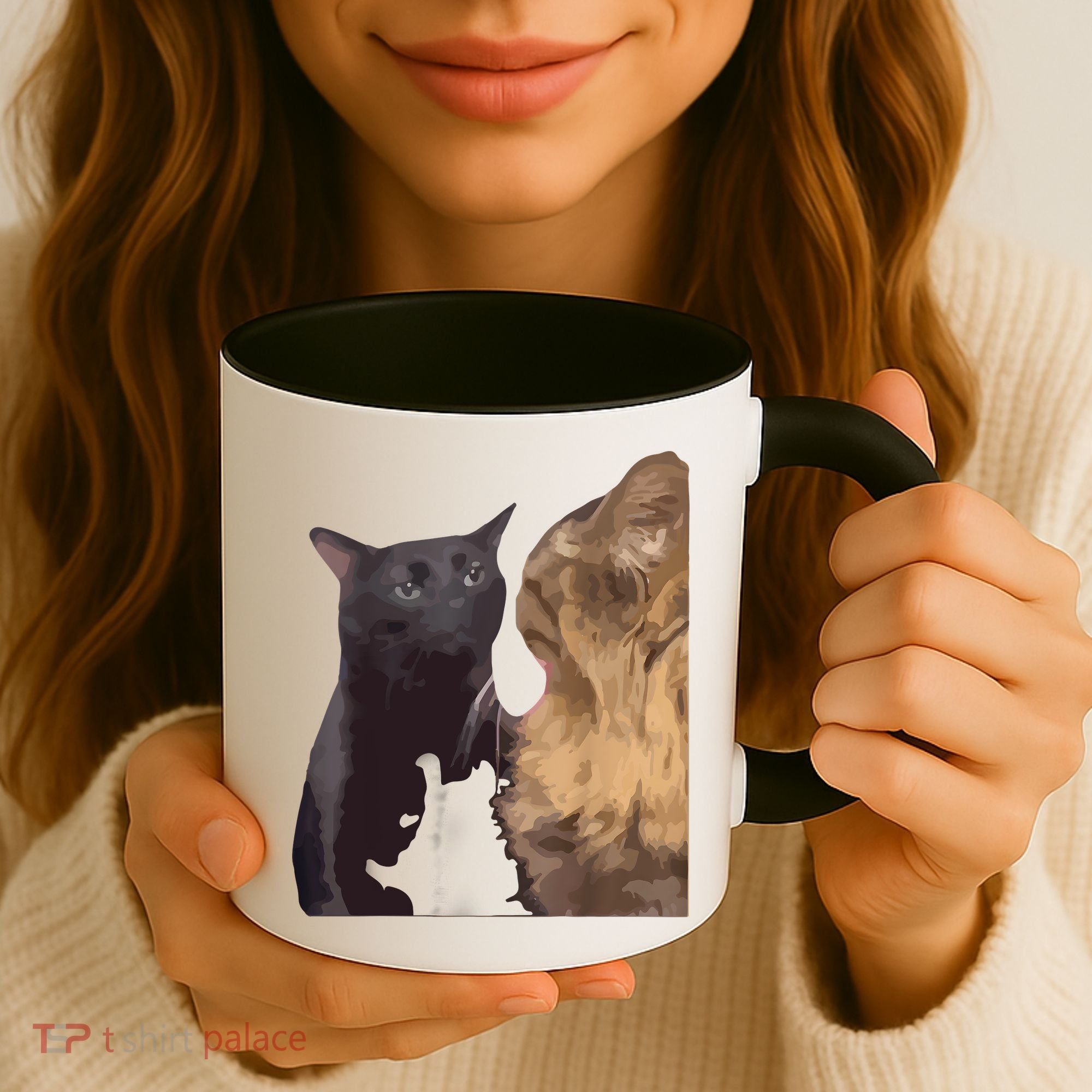 Cat Zoning Out Meme Popular Internet Meme Coffee Mug