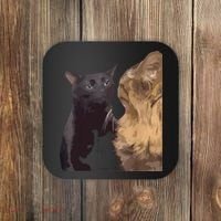 Cat Zoning Out Meme Popular Internet Meme Coaster thumb 0