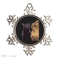 Cat Zoning Out Meme Popular Internet Meme Ornament thumb 0