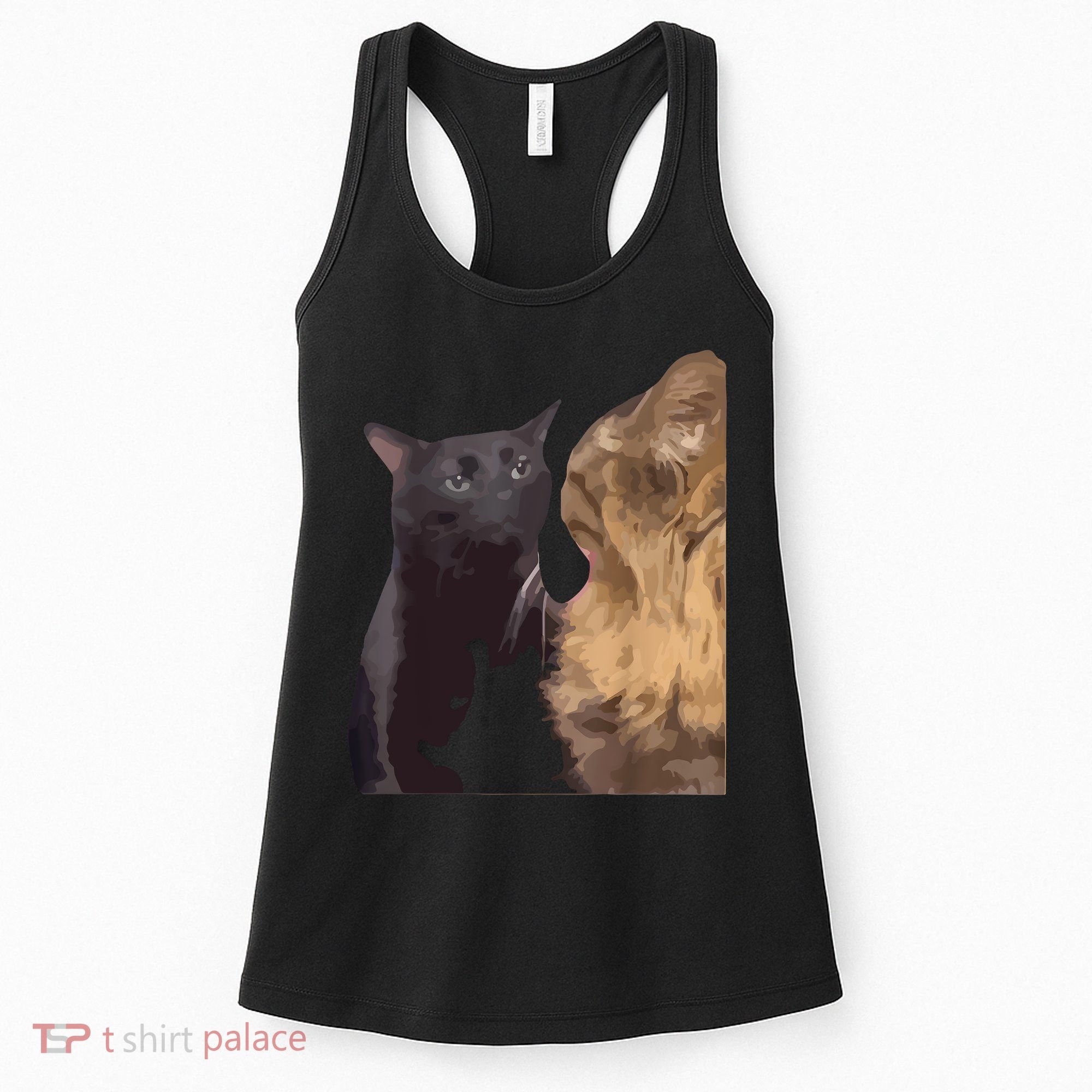 Cat Zoning Out Meme Popular Internet Meme Women's Tank Top