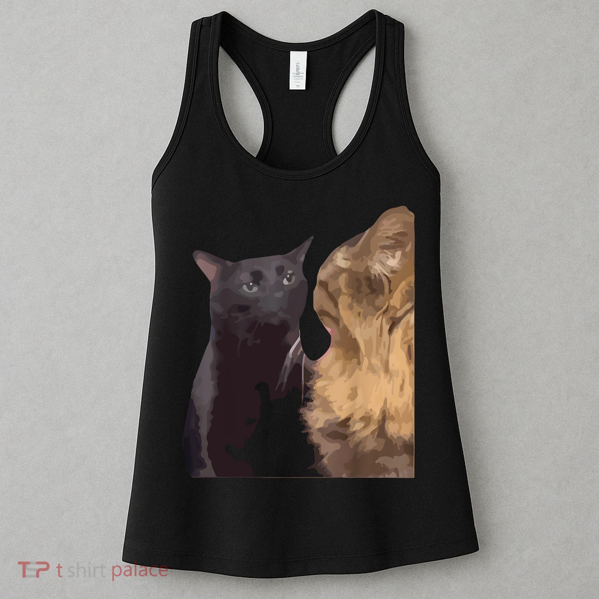 Cat Zoning Out Meme Popular Internet Meme Women's Tank Top