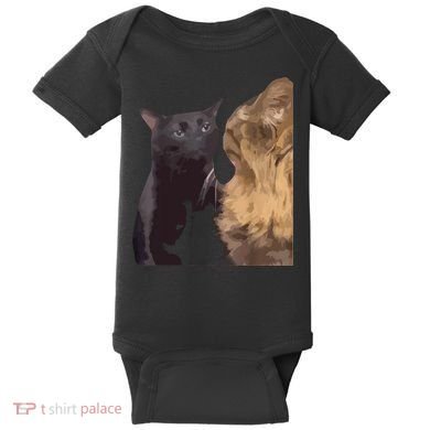 Cat Zoning Out Meme Popular Internet Meme Baby Bodysuit