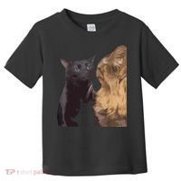 Cat Zoning Out Meme Popular Internet Meme Toddler T-Shirt thumb 0