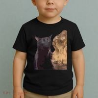 Cat Zoning Out Meme Popular Internet Meme Toddler T-Shirt thumb 2