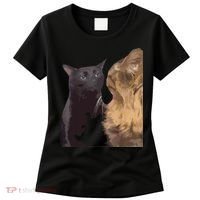 Cat Zoning Out Meme Popular Internet Meme Women's T-Shirt thumb 0