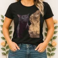 Cat Zoning Out Meme Popular Internet Meme Women's T-Shirt thumb 2