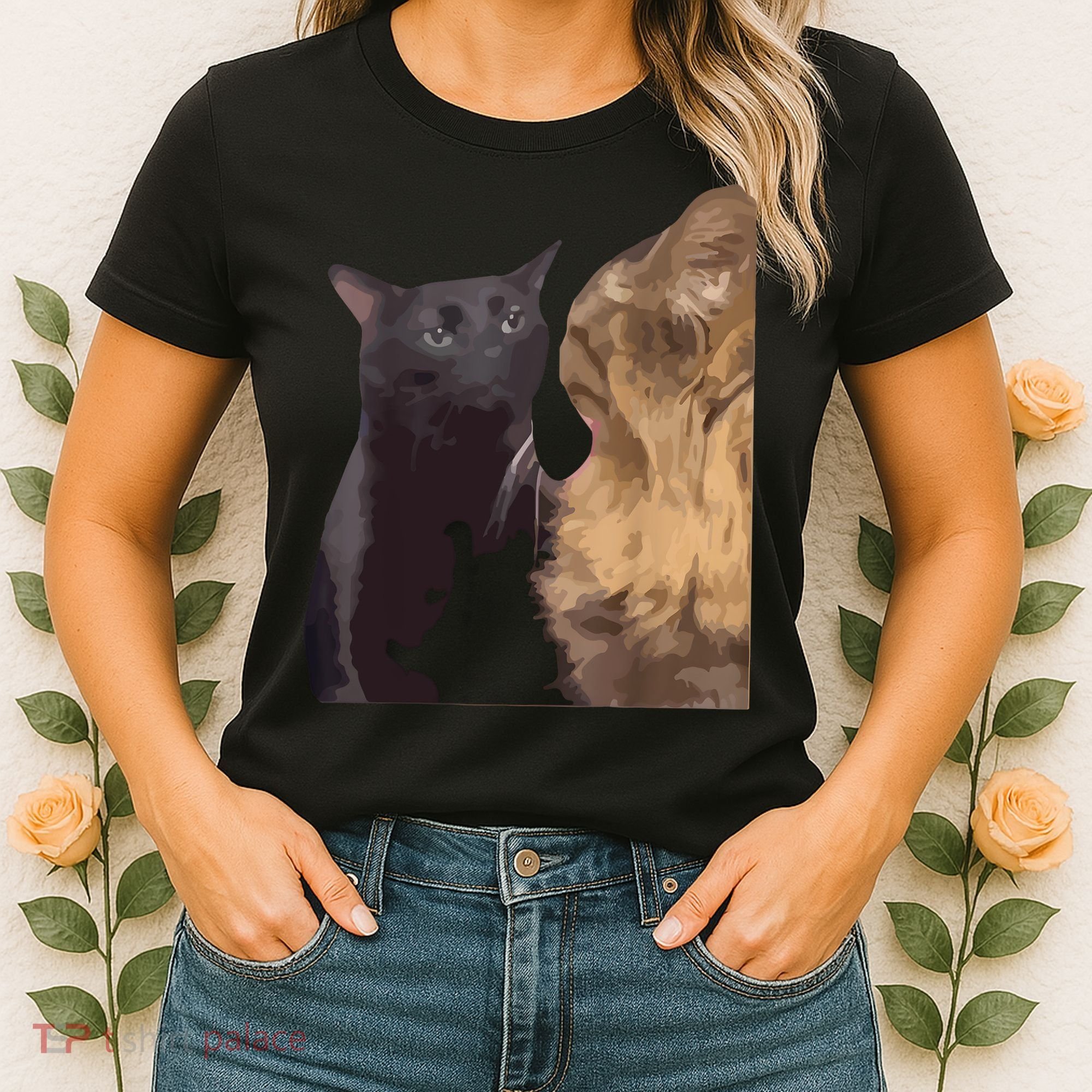 Cat Zoning Out Meme Popular Internet Meme Women's T-Shirt