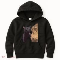 Cat Zoning Out Meme Popular Internet Meme Kids Hoodie thumb 0