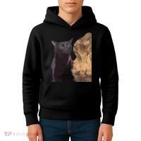 Cat Zoning Out Meme Popular Internet Meme Kids Hoodie thumb 4