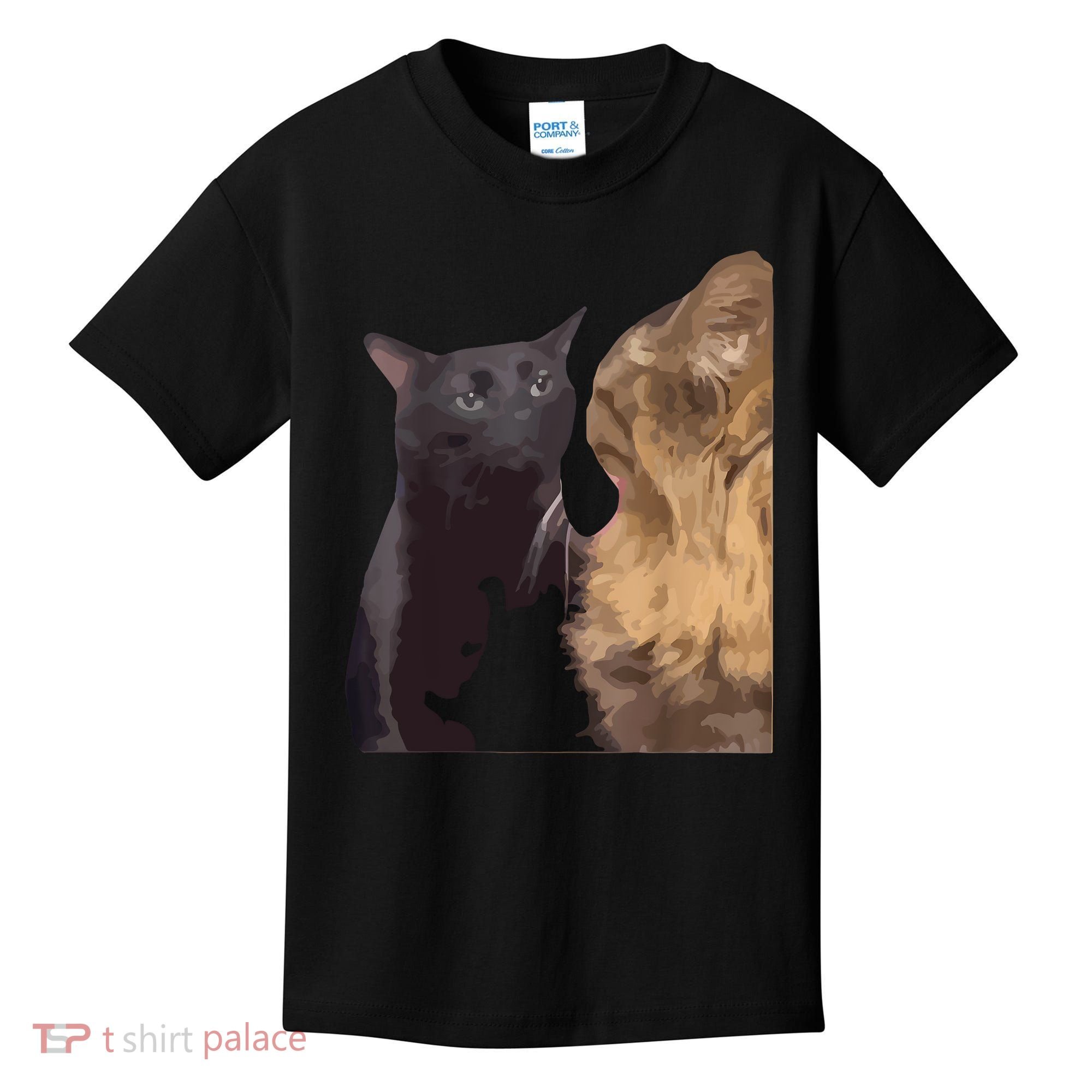 Cat Zoning Out Meme Popular Internet Meme Kids T-Shirt