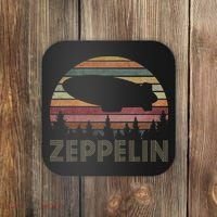 Classic Zeppelin Proud Name Lovers Outfits Airship Last Name Coaster thumb 0