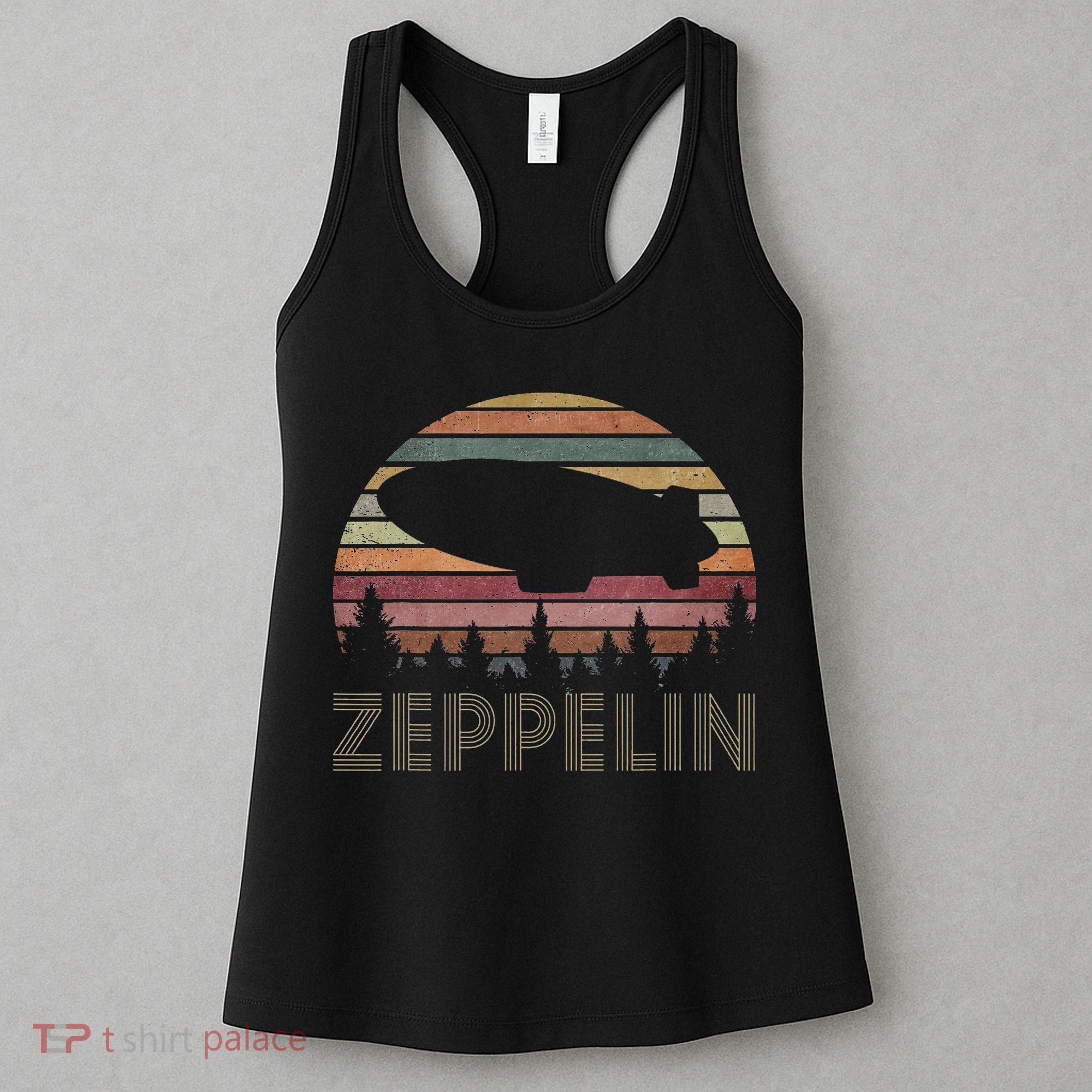 Classic Zeppelin Proud Name Lovers Outfits Airship Last Name Women's Tank Top