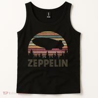 Classic Zeppelin Proud Name Lovers Outfits Airship Last Name Tank Top thumb 2