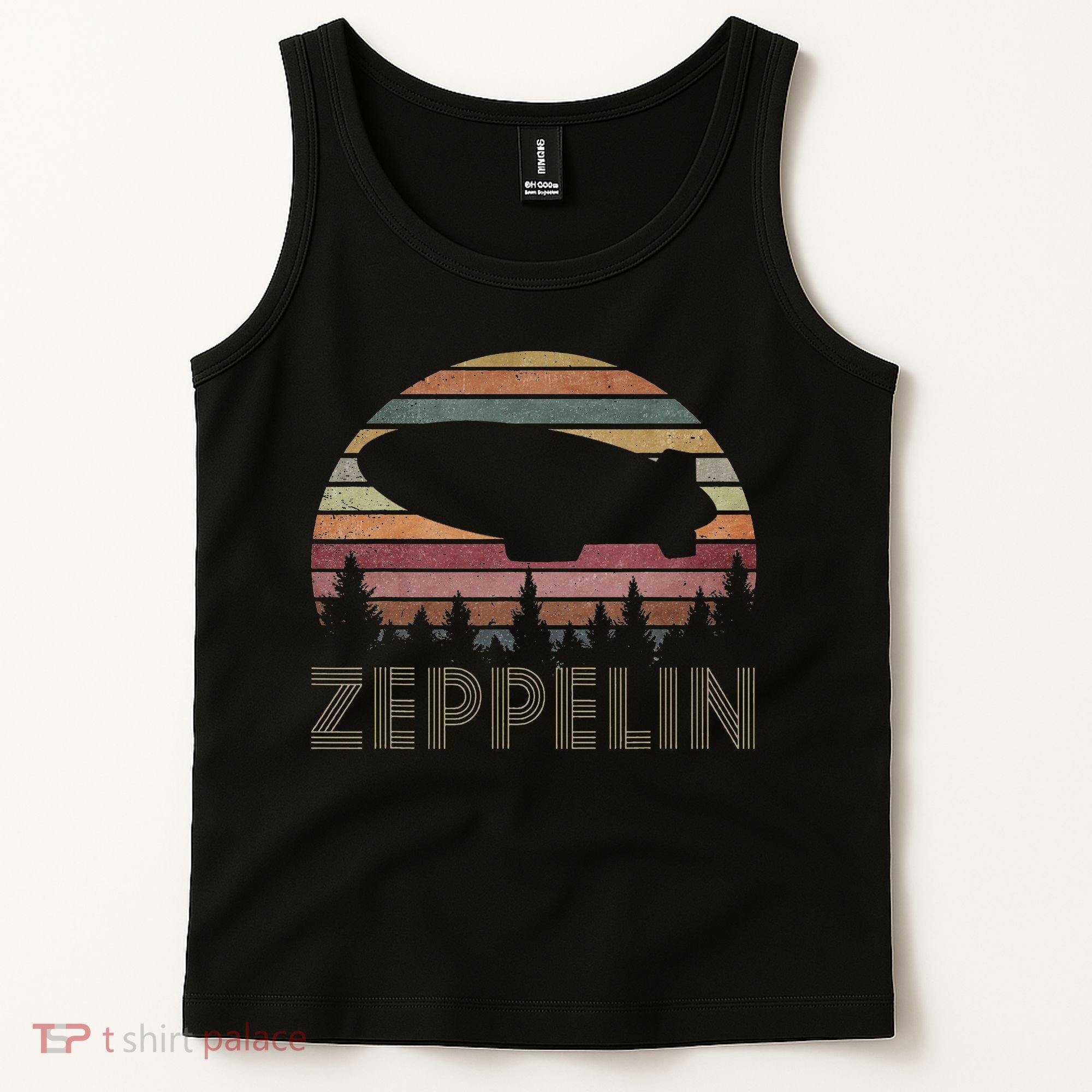 Classic Zeppelin Proud Name Lovers Outfits Airship Last Name Tank Top