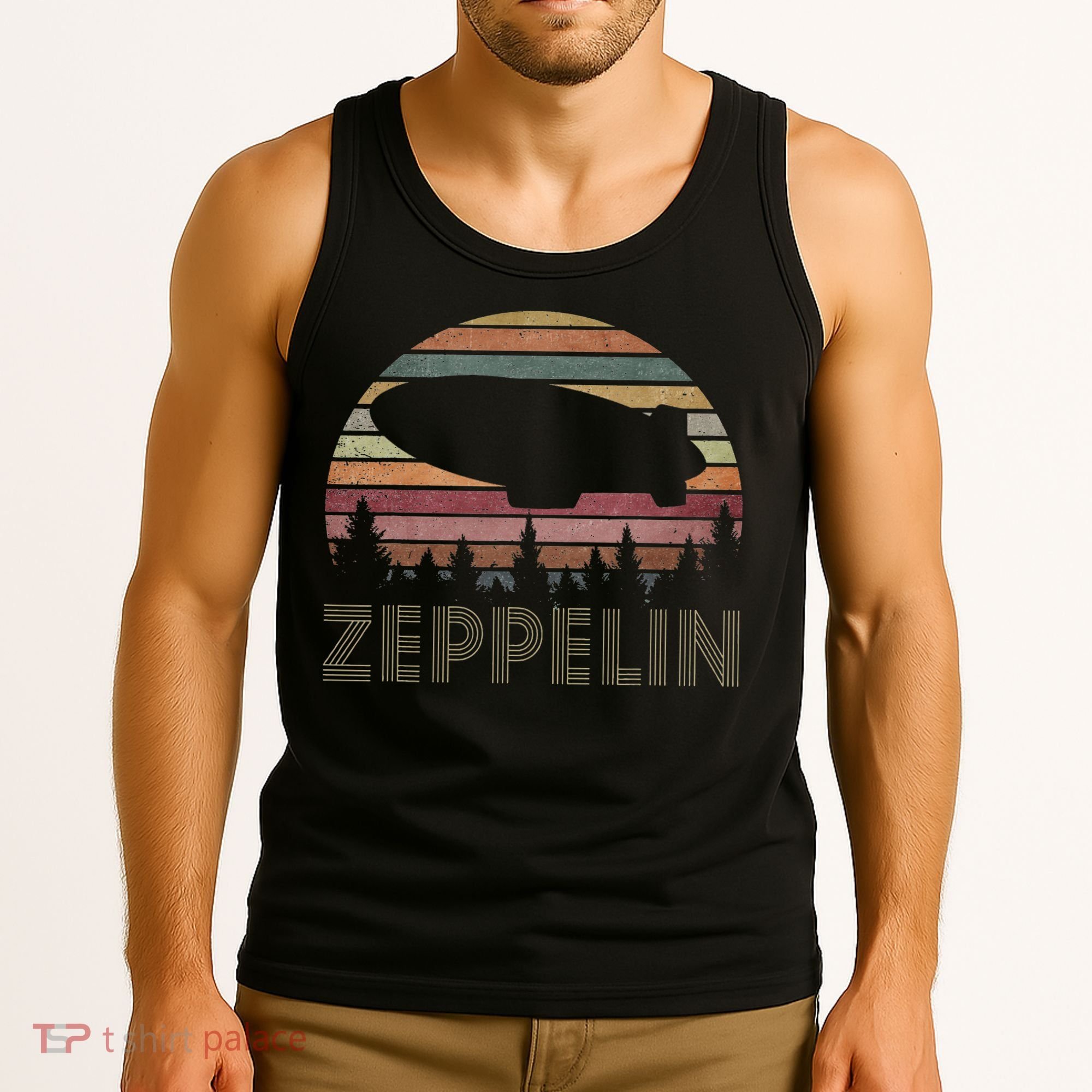 Classic Zeppelin Proud Name Lovers Outfits Airship Last Name Tank Top
