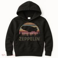 Classic Zeppelin Proud Name Lovers Outfits Airship Last Name Kids Hoodie thumb 0