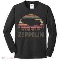 Classic Zeppelin Proud Name Lovers Outfits Airship Last Name Kids Long Sleeve Shirt thumb 0