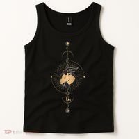 Capricorn Zodiac Symbol Cosmic Cool Astrology Lover Gifts Tank Top thumb 2