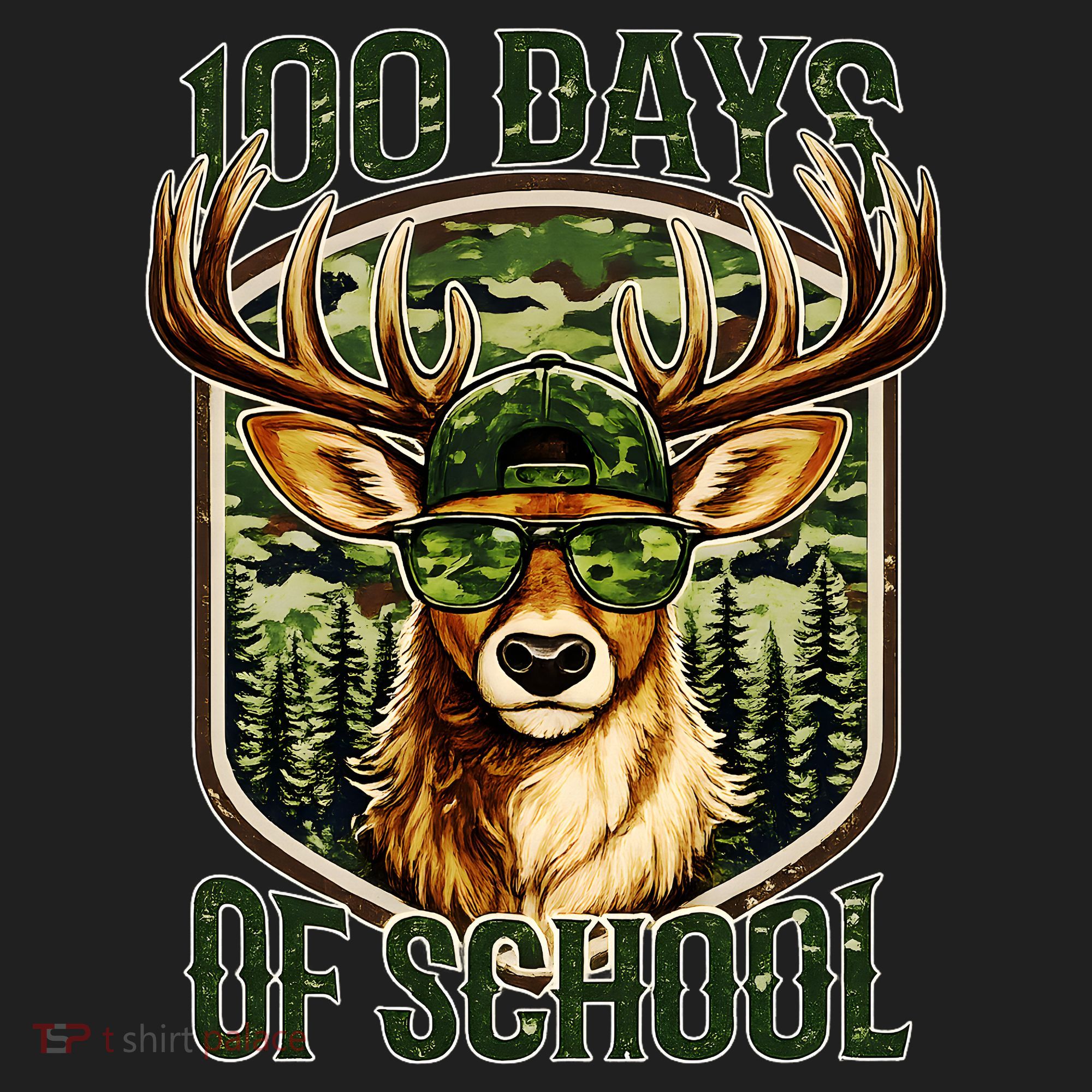 Deer 100 Days Of School Student Teacher 100th Day Women's Sweatshirt