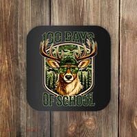 Deer 100 Days Of School Student Teacher 100th Day Coaster thumb 0